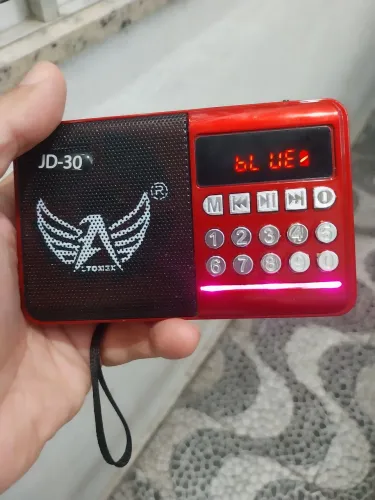 Rádio Caixinha JD-30 ? Bluetooth / FM / MP3 / Recarregável