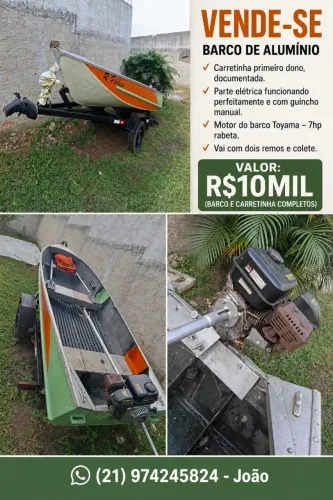 Barco alumínio