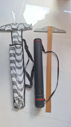 Régua T 60 cm + capa + tubo plantas
