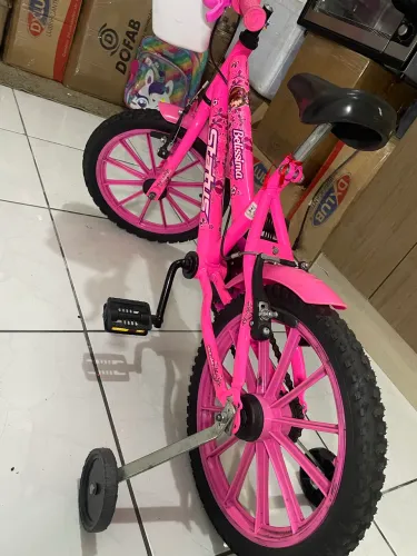Bike infantil rosa aro 16