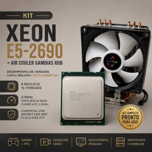 Intel Xeon E5-2690 + Air Cooler RGB