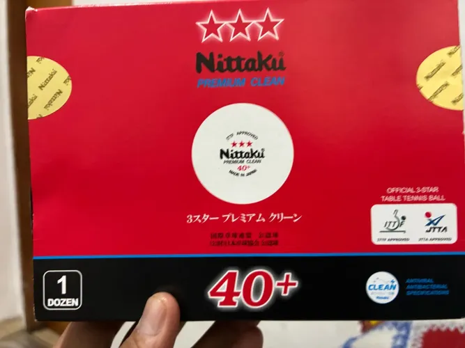 Bolinhas Nittaku três estrelas Made in JAPAN