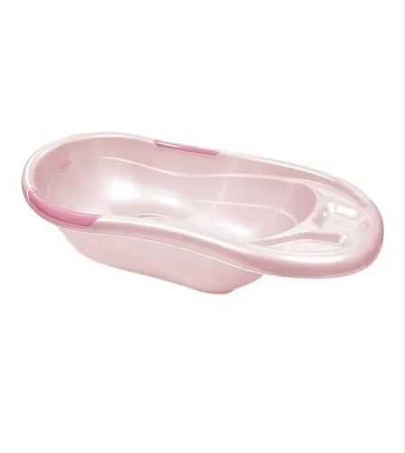 Banheira de bebê rosa