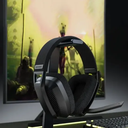 Headset BINNUNE sem fio PC, PS4, PS5, Playstation 4 5, 2.4GHz Wireless Bluetooth
