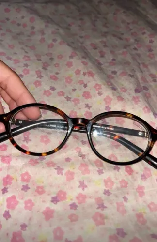 Armação redonda Óculos Vintage Com Estampa De Leopardo onça Armação Oval Retro