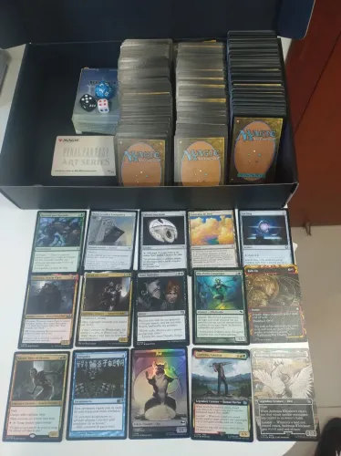 Quase 900 Cartas de Magic comum, incomum e raras