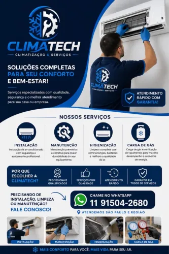 INSTALAÇÃO DE AR CONDICIONADOR