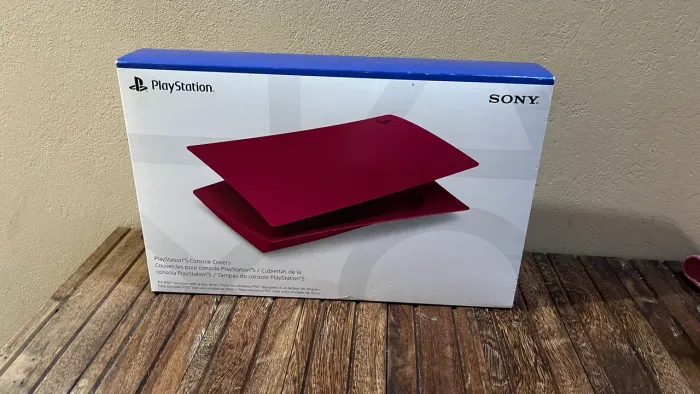 Tampa/Capa para PlayStation 5 (Vermelho cosimc red)