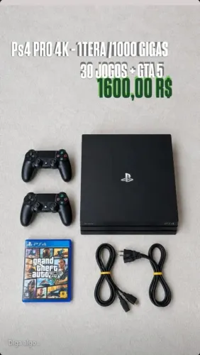 Ps4 PRO 4K - 1TERA /1000 GIGAS