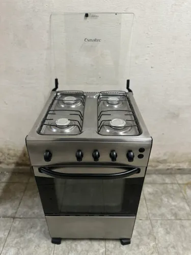 Fogão 4 Bocas Esmaltec Frente INOX