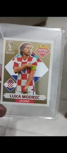 Figurinha Luka Modric Legend Gold Copa 2022 (Impecável)