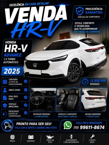 Honda HR-V Advance 1.5 TB 16V 5P Aut. 2025
