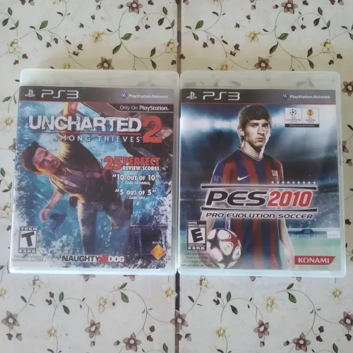 Uncharted 2 + PES 2010 Original PS3