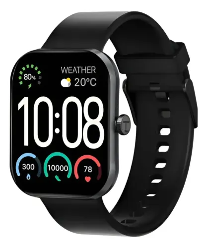 Relógio Haylou Smart Watch Original Inteligente S6 Fitness Preto Loja Coimbra Computadores
