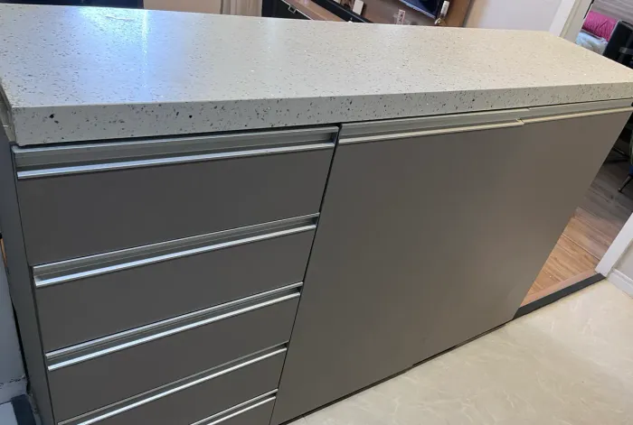 Bancada quartzo stone branco Stellar 1,64 X 0,42