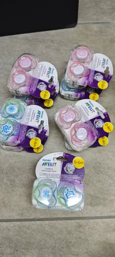Lote de 10 kits de Chupeta Philips AVENT 0/6 M