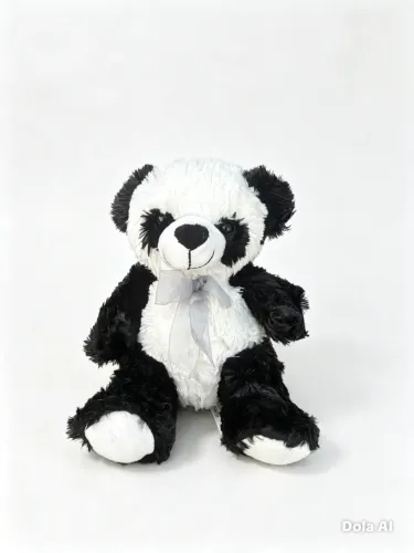 Panda De Pelúcia Amiguinho - Bbr Toys - Antialérgico