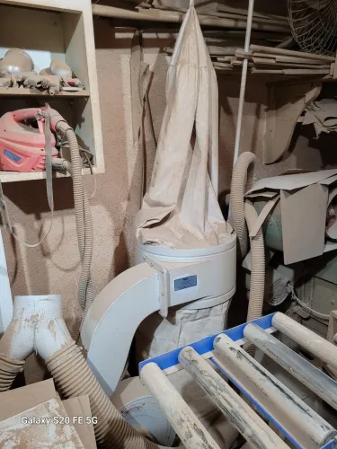 Coletor de Pó para Marcenaria duas máquinas, Marca RAZI