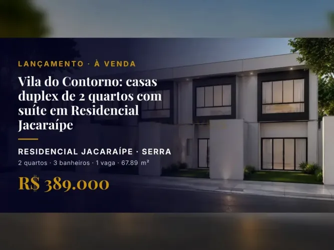 Linda casa duplex com 2 quartos e suíte em Residencial Jacaraípe