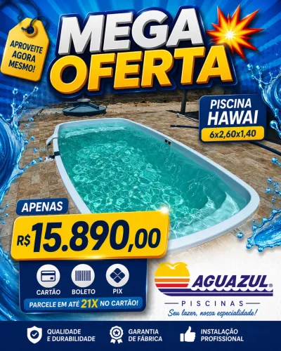 PISCINA DE FIBRA 6 METROS