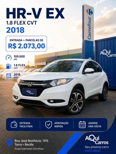 Honda HR-V EX 1.8 Flexone 16V 5P Aut. 2018