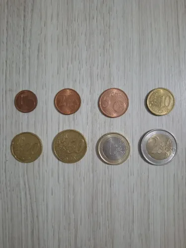 MOEDAS ITALIANA DE EURO DO 1º DIA DE CIRCULAÇÃO 01/01/2002