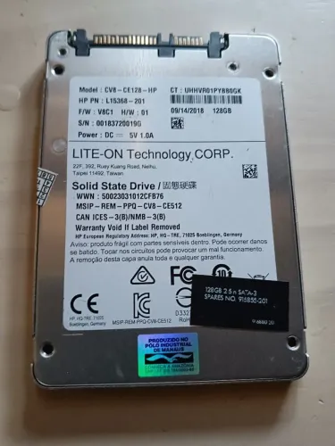 SSD Liteon 128 GB
