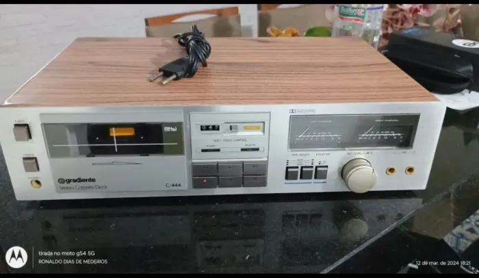 Tape Deack c444 ( reproduz não grava )