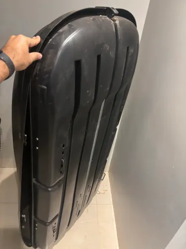 Maleiro Bagageiro Box Porta Bagagem Jet Bag Sport Rack 510 litros Preto