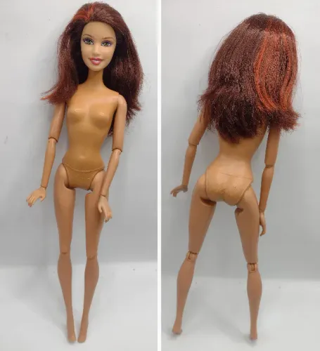 Barbie Articulada Teresa Ruiva Fashionista Rainbow Wave 1 - DETALHES