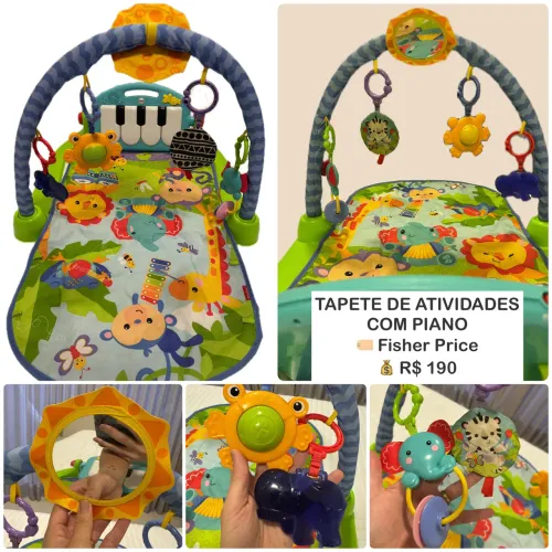 Tapete de Atividades com Piano Deluxe FISHER PRICE