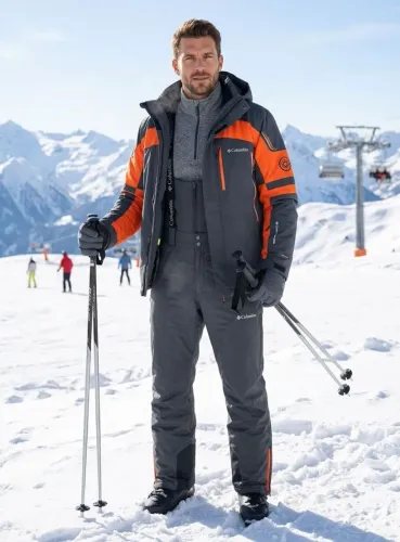 Conjunto Snowboard Columbia, Chile, Neve