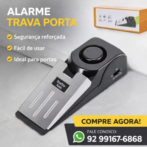 Alarme Porta Inteligente Com Sensor Sonoro Anti Roubo Cunha