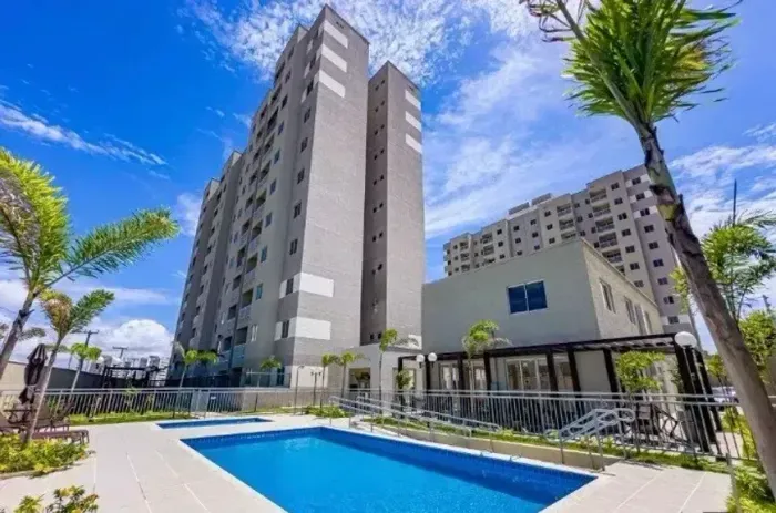 Ed Estilo Dunas - Unidade de Particular - 51 metros - 2 quartos + 1 vaga - Lazer - Praia d