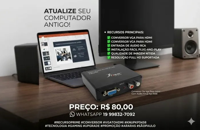 Conversor VGA hdmi
