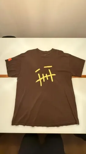 Camiseta Travis Scott X McDonalds Marrom Tamanho G Original