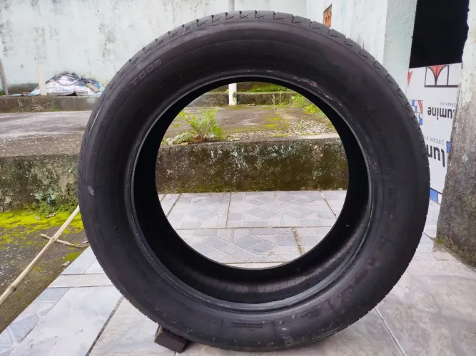 Pneu Bridgestone Turanza T005 205/55R17 91V - Seminovo - DOT 2025<br>
