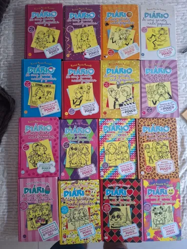 Coleção livros Diário de uma garota nada popular vol1,2,3,4,5,6,7,8,9,10,11,12,13,14,15,16
