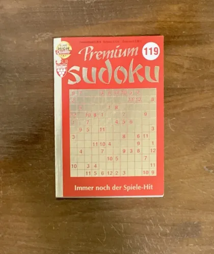 Premium Sudoku 117 jogos - editora alemã Kelter