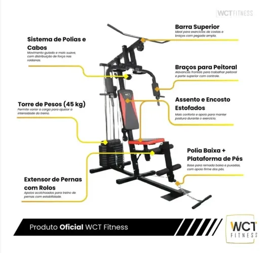 Equipamento de musculação