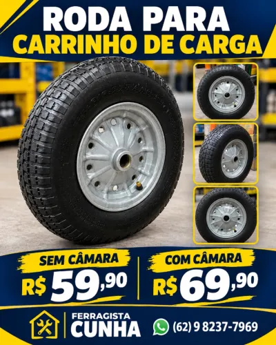 Roda para carrinho de carga