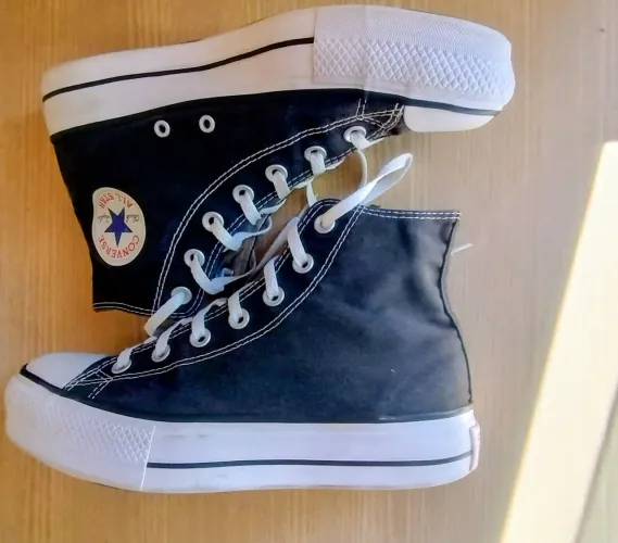 Tênis converse All Star -  plataforma - Tam 37