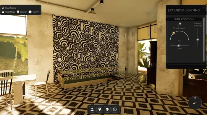 A imersão projeto 3D imersivo