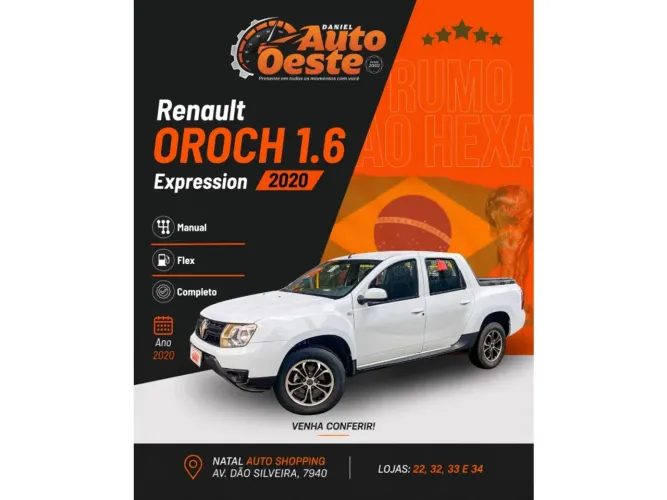 Renault Duster Oroch Exp. 1.6 Hi-flex 16V Mec. 2020