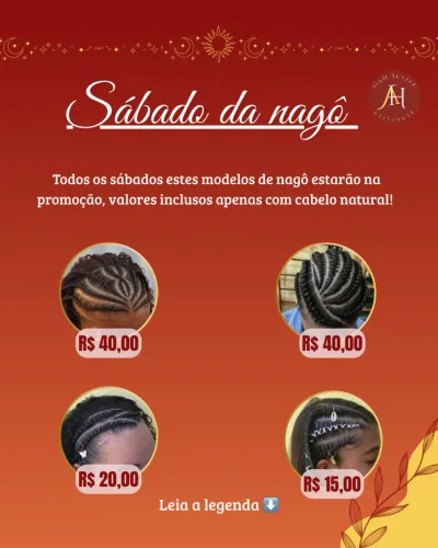 Promoção de tranças nagô / Benedito bentes 2