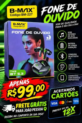 Fone Game sem fio