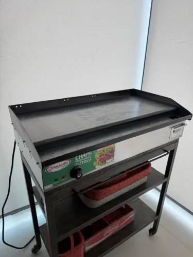 Chapa profissional para lanche 90x35 