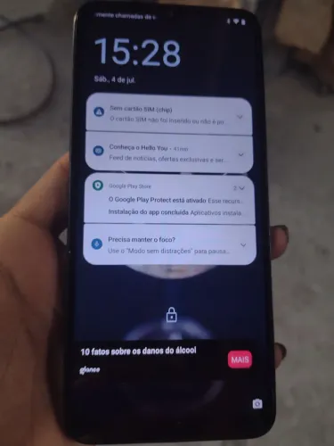 Celular semi novo dono único motog 13