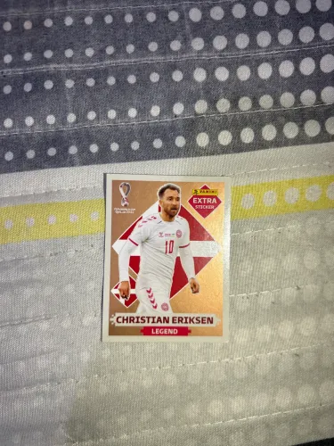 Figurinha colecionador copa 2022 eriksen bronze 