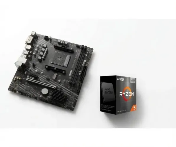 Kit Ryzen 5 5500x3d + placa mãe